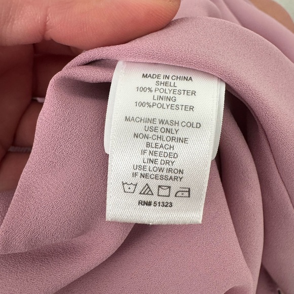 1. State Pink Ruffle Mini Dress - Picture 9 of 9